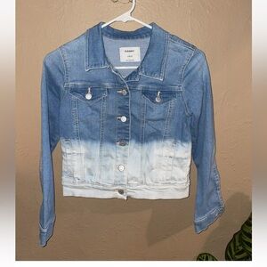 Girls Jean jacket, old navy button down jacket. Size 10-12